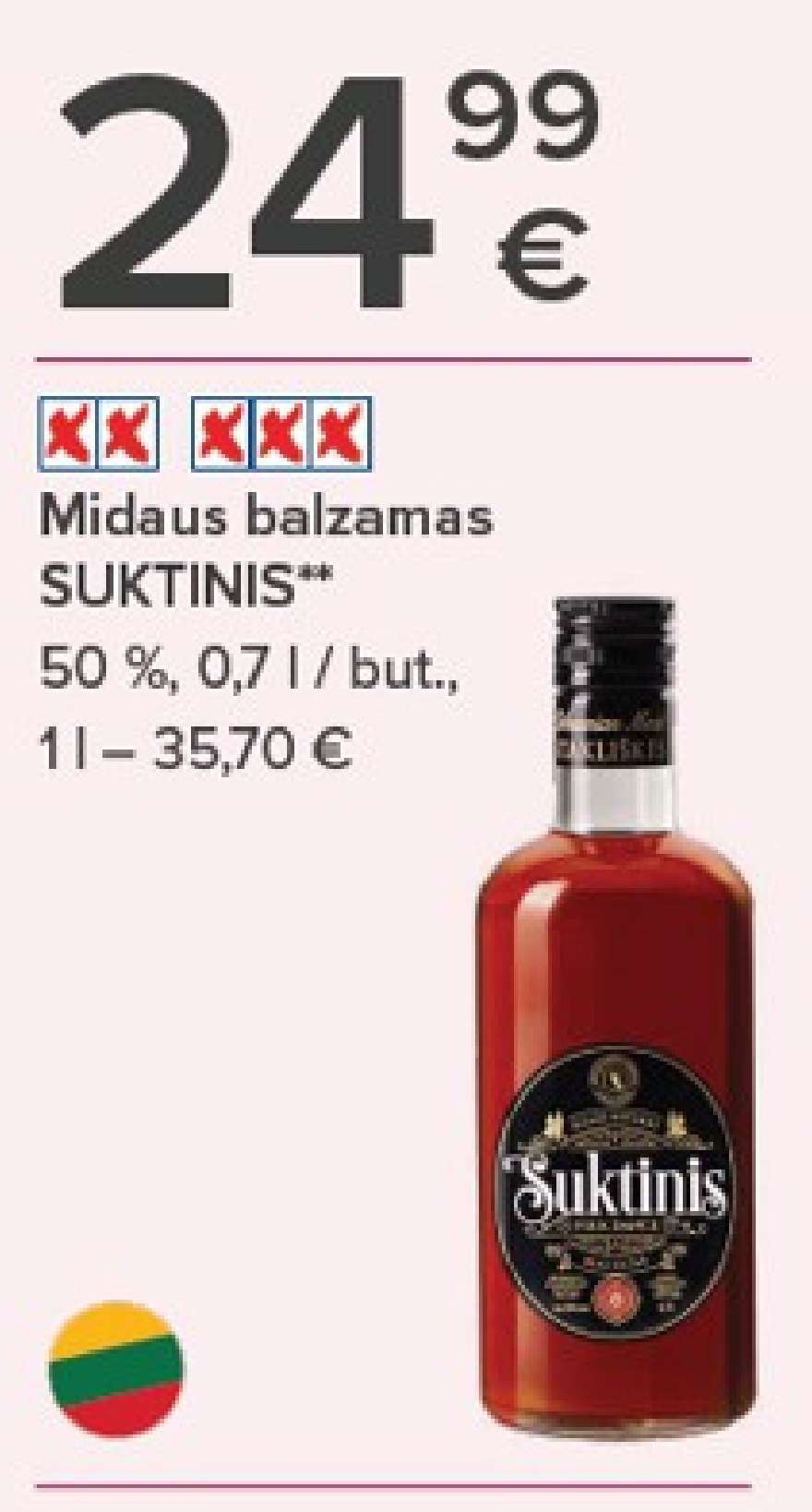 Midaus balzamas SUKTINIS, 0.7 l