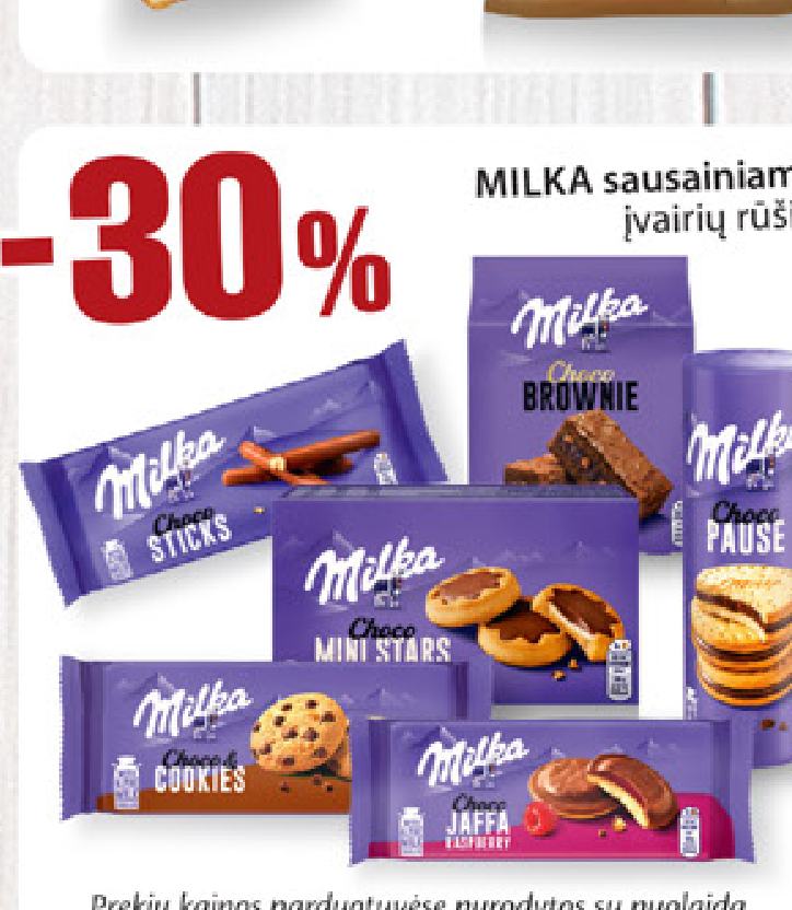 MILKA sausainiams