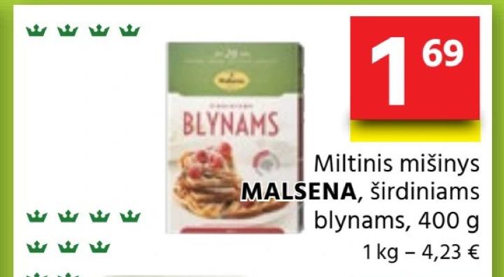 Miltinis mišinys MALSENA, 400 g