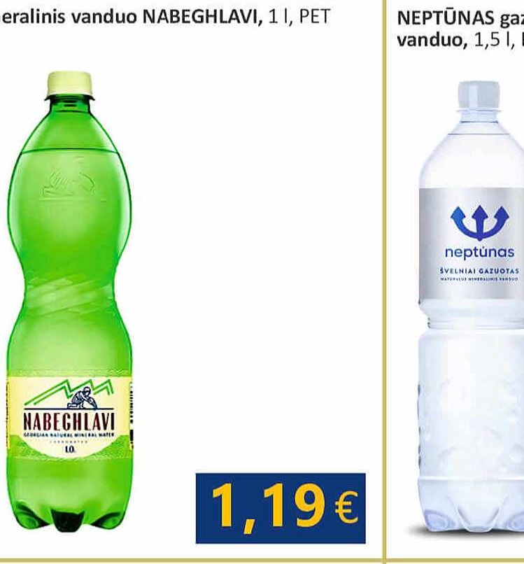 Mineralinis vanduo NABEGHLAVI, 1 l