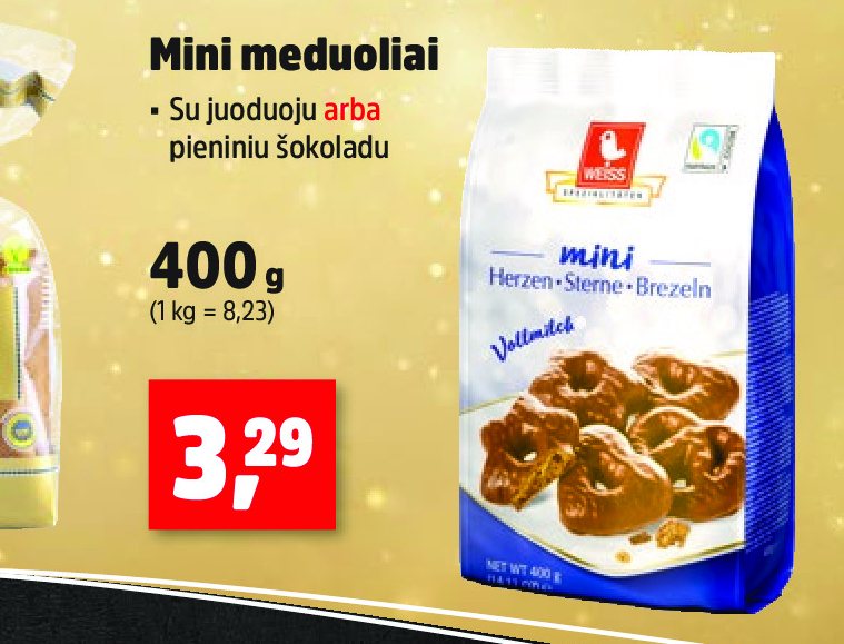 Mini meduoliai, 400 g