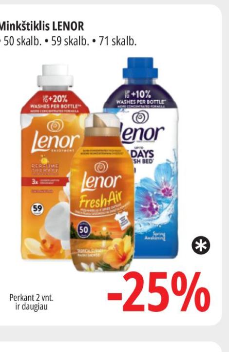 Minkštiklis LENOR, 50 skalb.