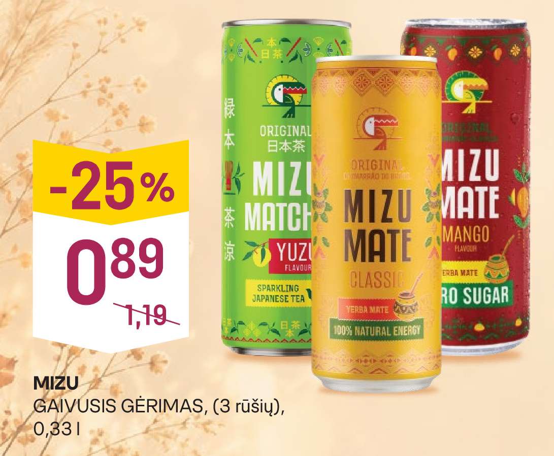 MIZU, 0.33 l