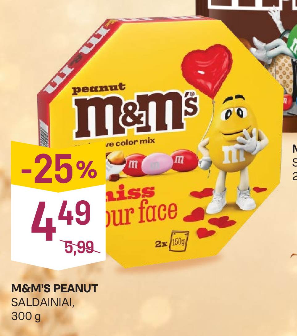 M&M'S PEANUT, 300 g
