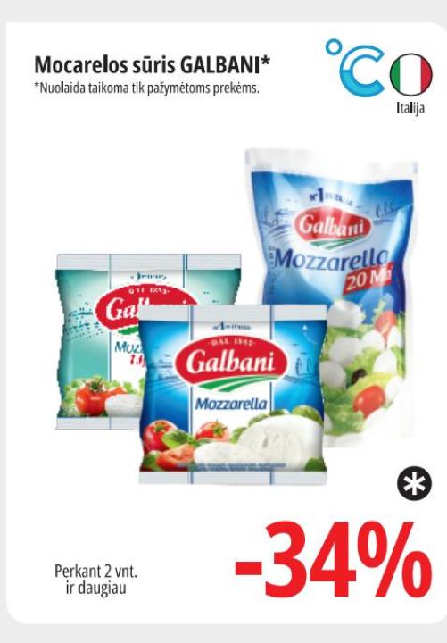 Mocarelos sūris GALBANI