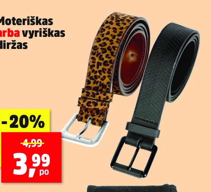 Moteriškas arba vyriškas diržas