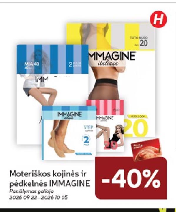Moteriškos kojinės ir pėdkelnės IMMAGINE