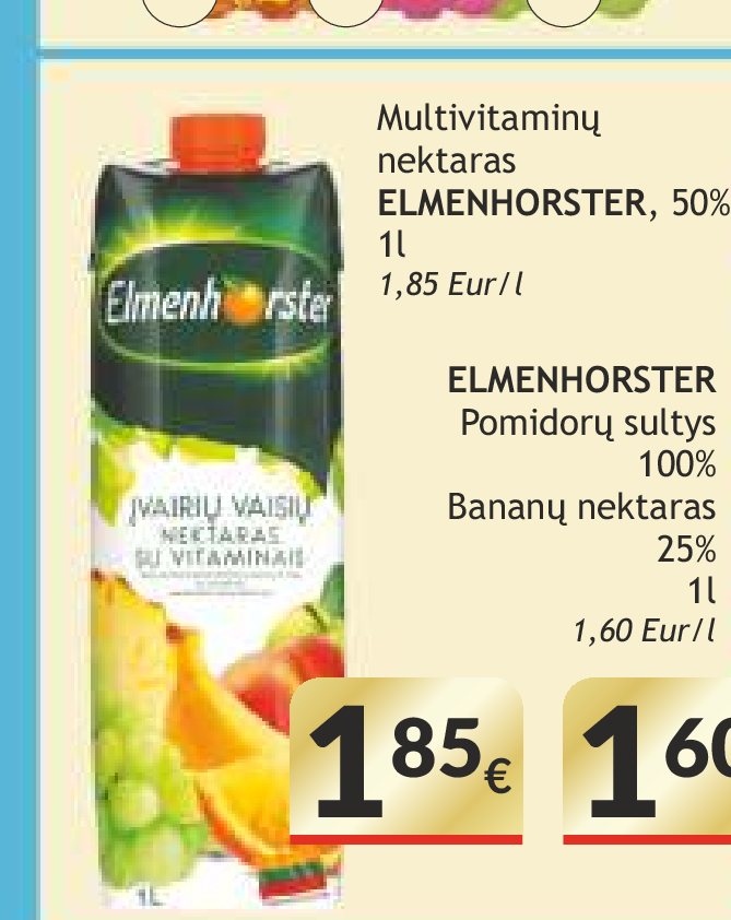Multivitaminų nektaras ELMENHORSTER, 1 l