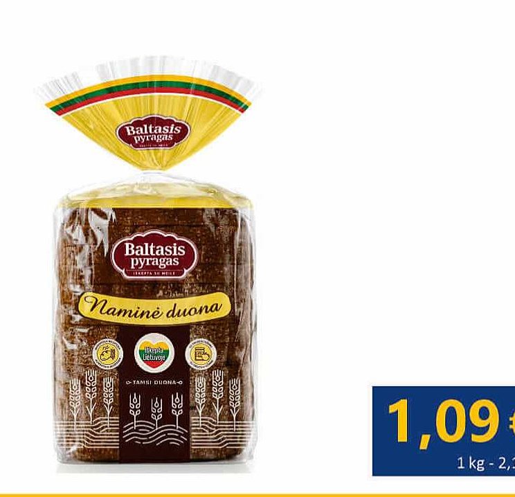 NAMINĖ duona, 500 g