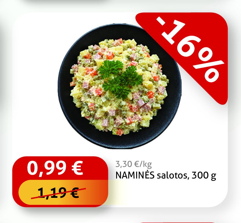 NAMINĖS salotos, 300 g
