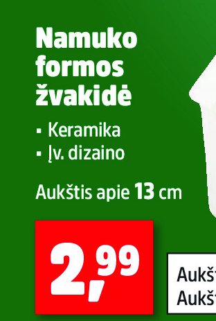 Namuko formos žvakidė, 13 cm
