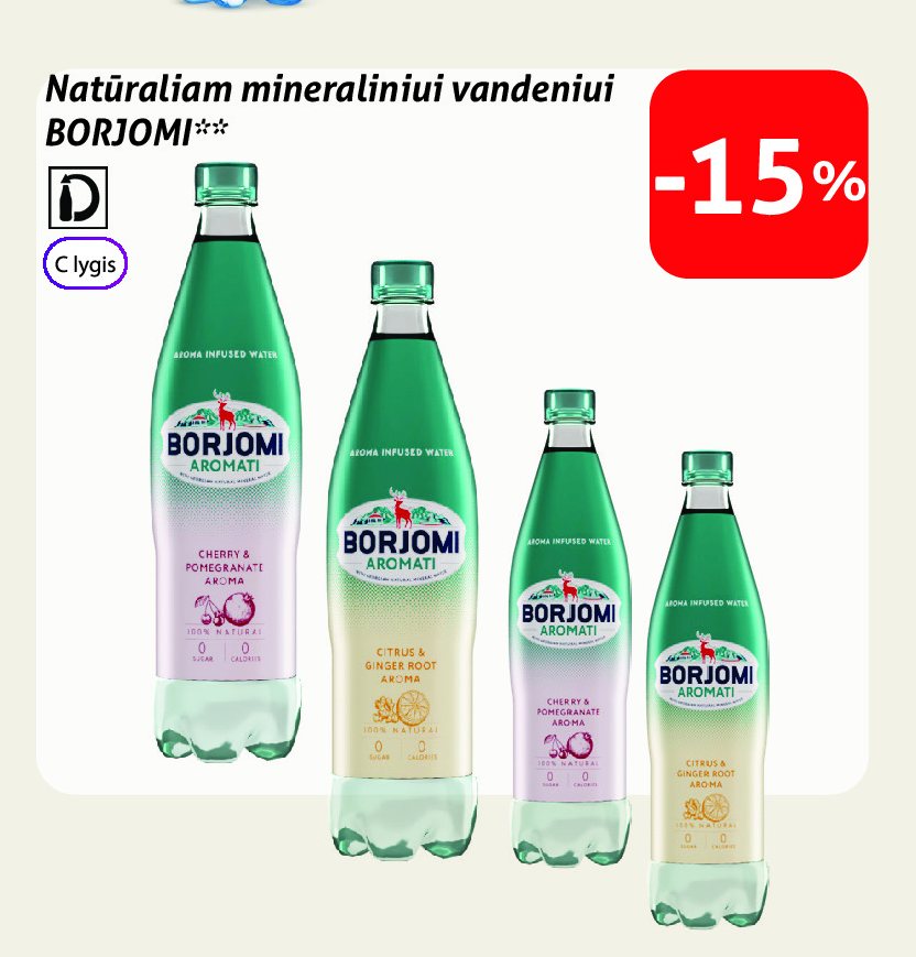 Natūraliam mineraliniui vandeniui BORJOMI