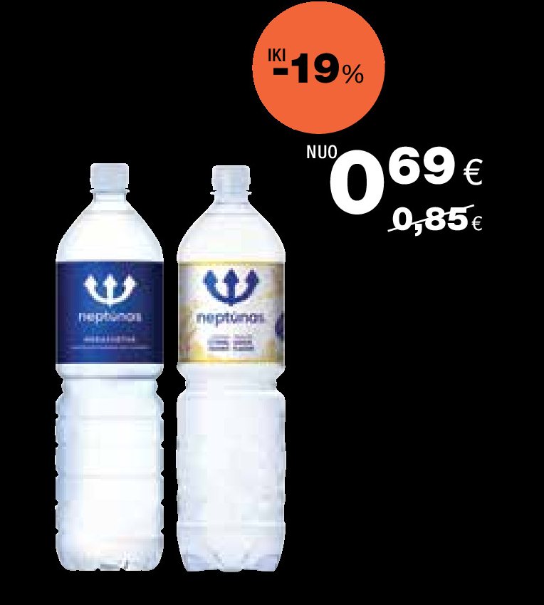 Natūralus mineralinis vanduo NEPTŪNAS