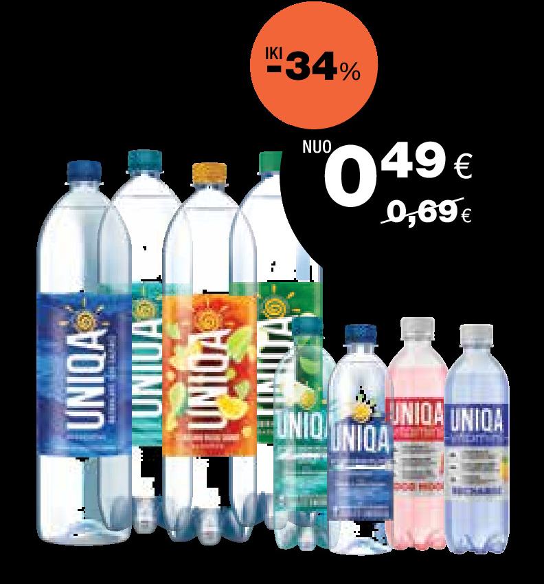 Natūralus mineralinis vanduo UNIQA