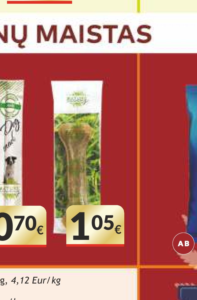 NATURE LIVING skanėstas šunims: pagaliukas su ėriena, 12 g