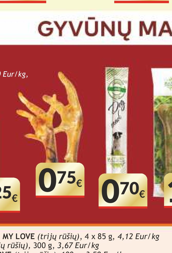NATURE LIVING skanėstas šunims: rūkytos vištos kojos šunims, 2 vnt