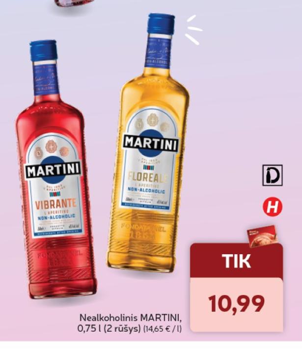 Nealkoholinis MARTINI, 0.75 l