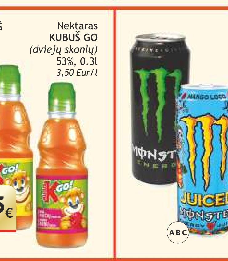 Nektaras KUBUŠ GO, 0.3 l