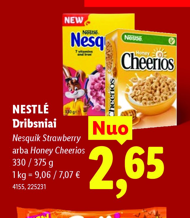 NESTLÉ Dribsniai, 375 g