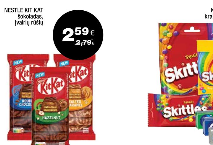 NESTLE KIT KAT šokoladas