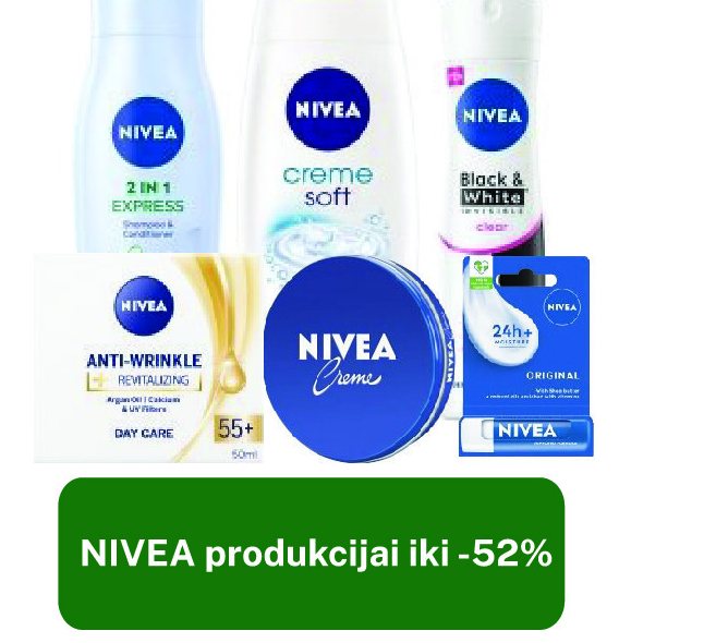 NIVEA produkcijai