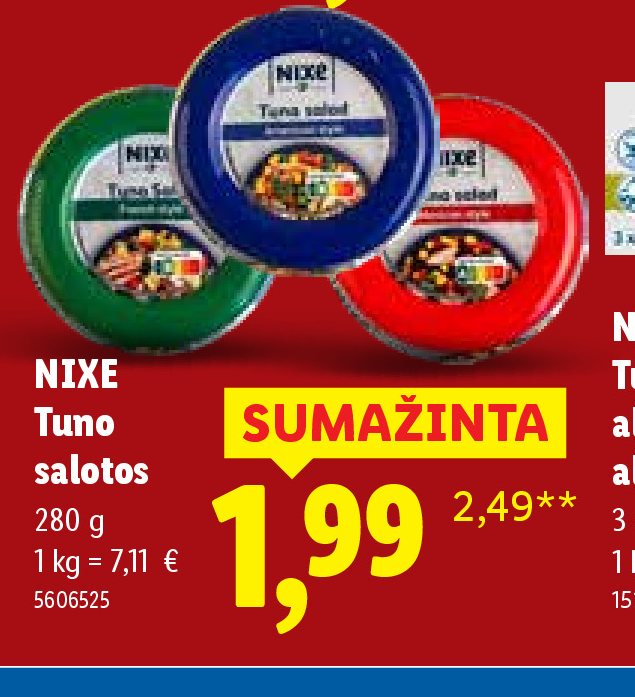 NIXE Tuno salotos, 280 g