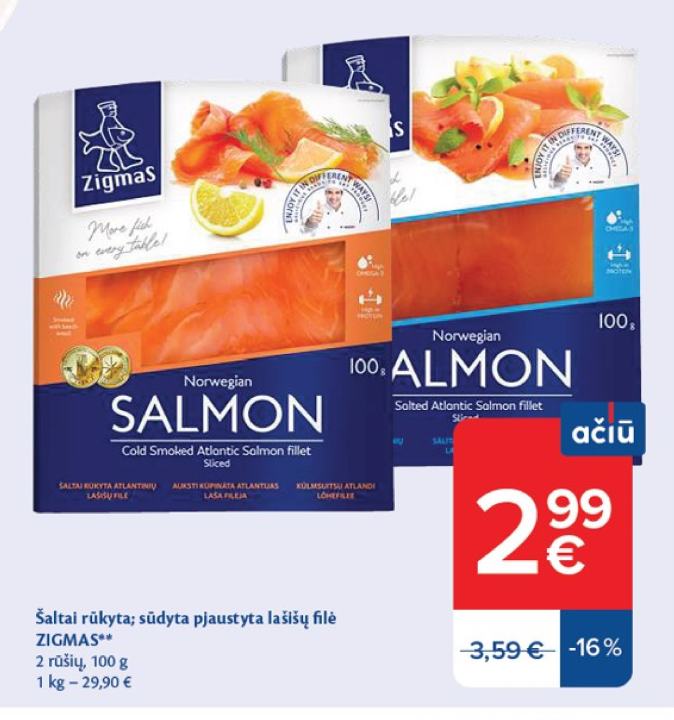Norwegian SALMON, 100 g