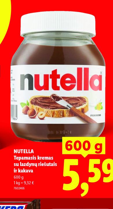 NUTELLA, 600 g