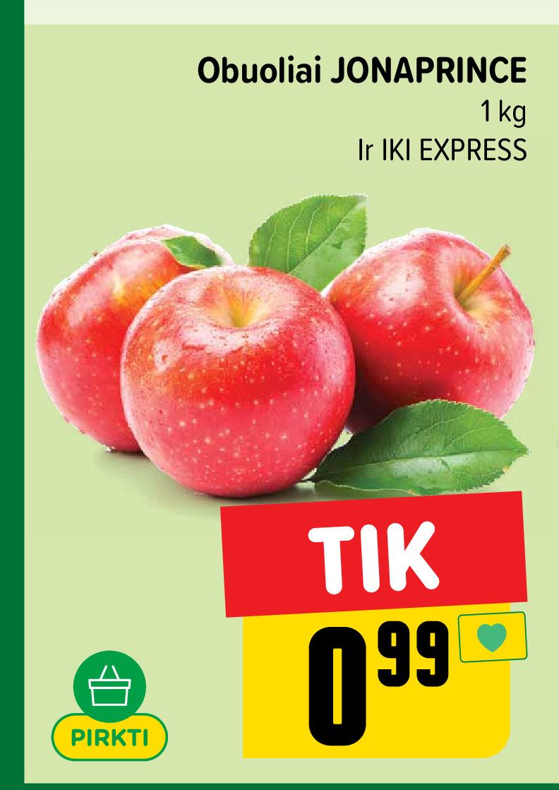 Obuoliai JONAPRINCE, 1 kg