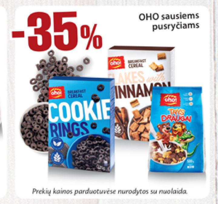 OHO sausiems pusryčiams