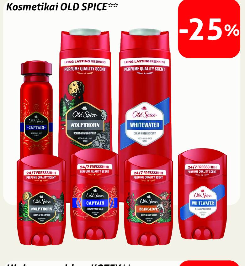OLD SPICE kosmetika