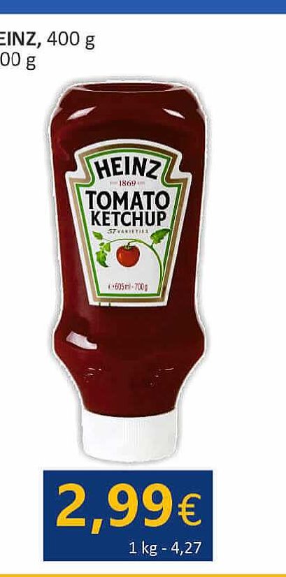 Originalusis kečupas HEINZ, 700 g