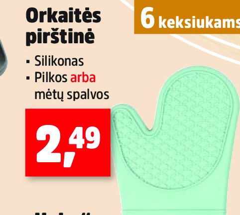 Orkaitės pirštinė
