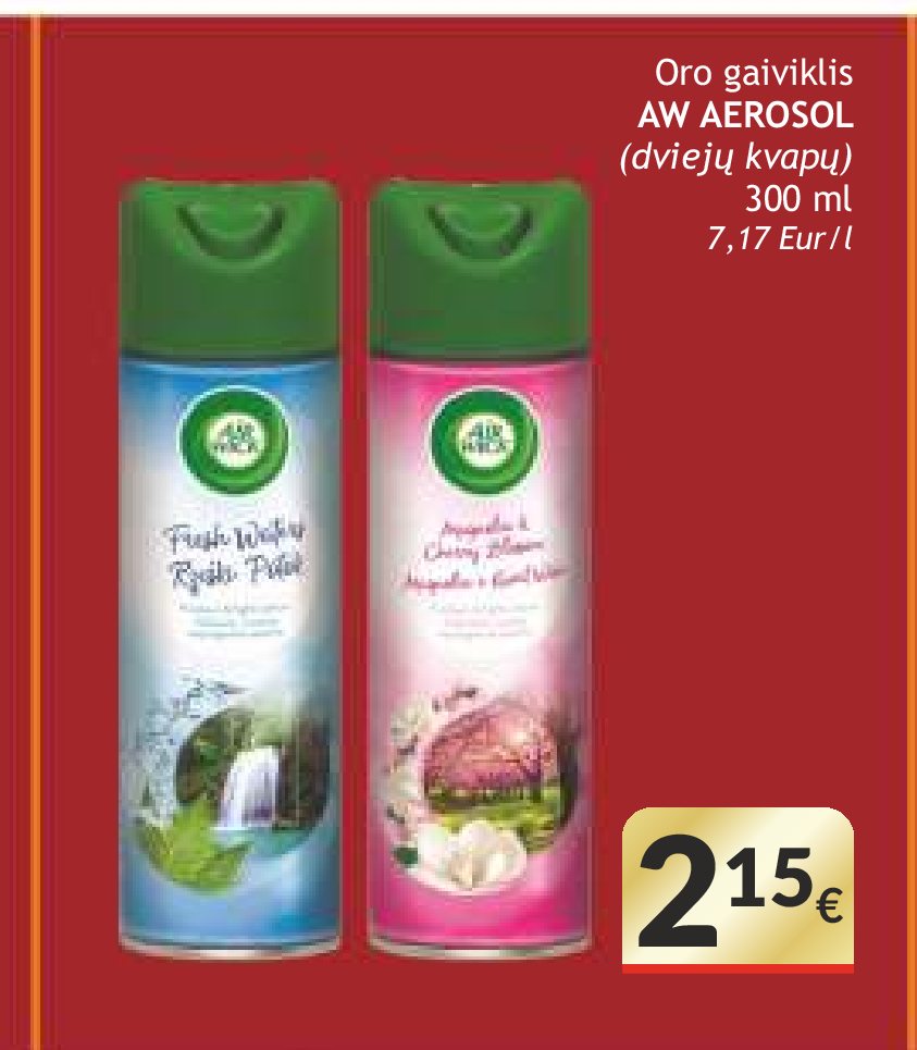 Oro gaiviklis AW AEROSOL, 300 ml