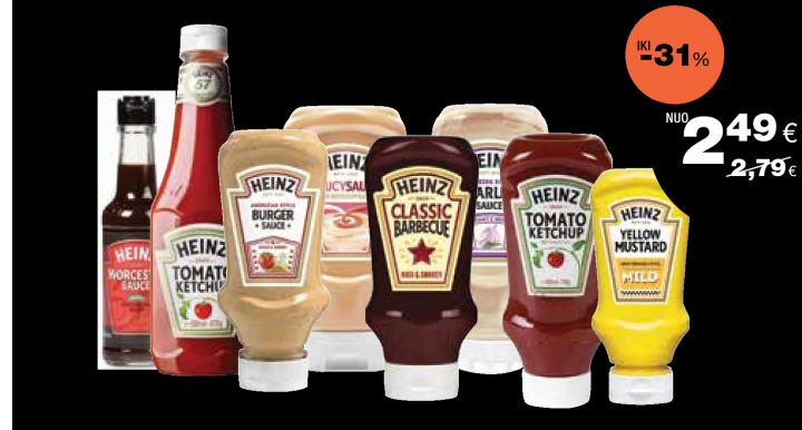 Padažai HEINZ