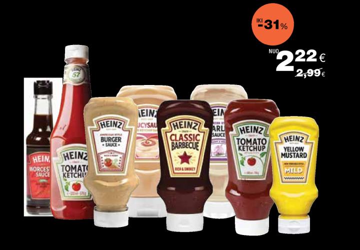 Padažams HEINZ