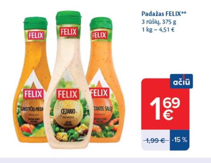 Padažas FELIX, 375 g