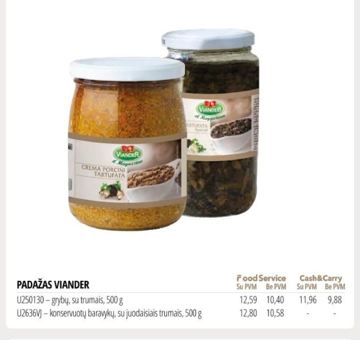 PADAŽAS VIANDER, 500 g