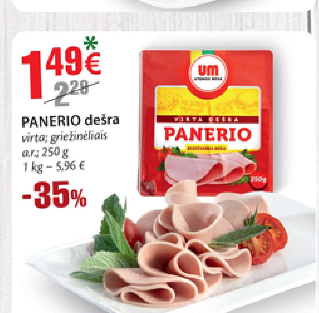 PANERIO dešra, 250 g