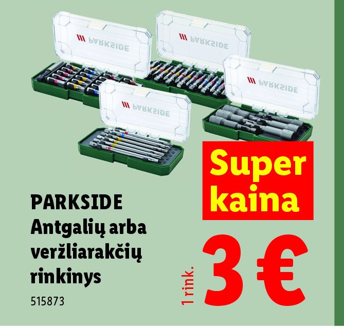 PARKSIDE Antgalių arba veržliarakčių rinkinys, 1 rink.