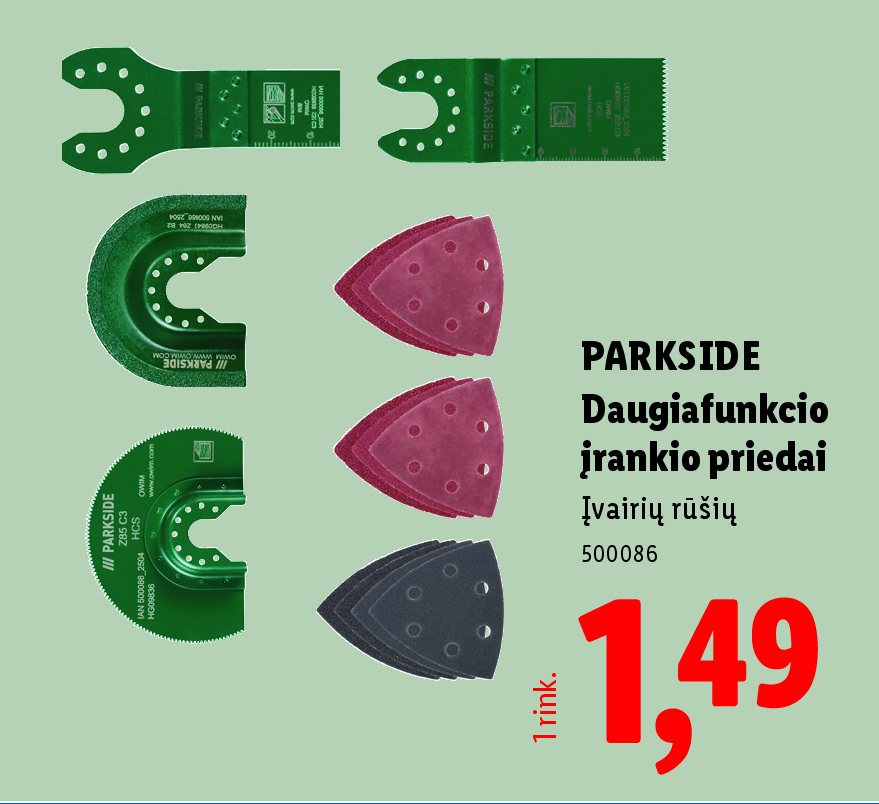 PARKSIDE Daugiafunkcio įrankio priedai
