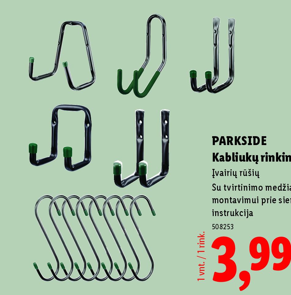 PARKSIDE Kabliukų rinkinys
