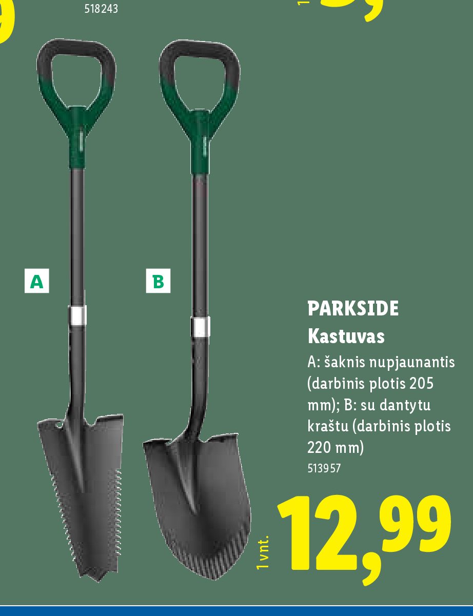 PARKSIDE Kastuvas, 1 vnt