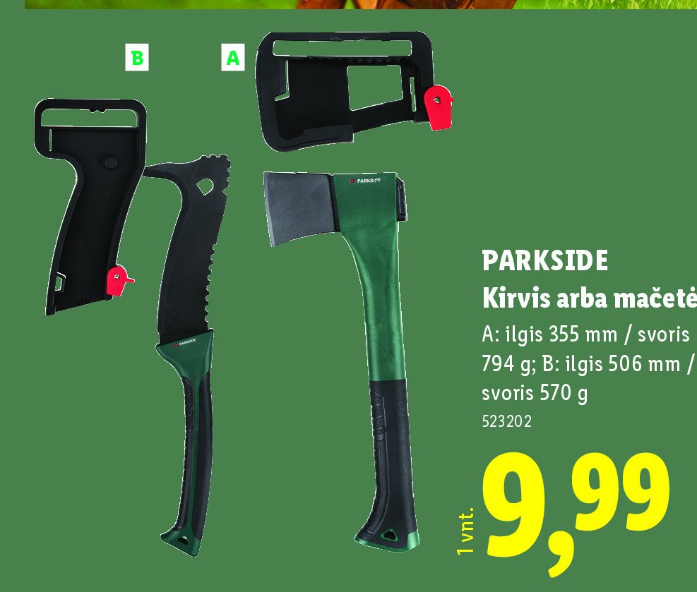 PARKSIDE Kirvis arba mačetė
