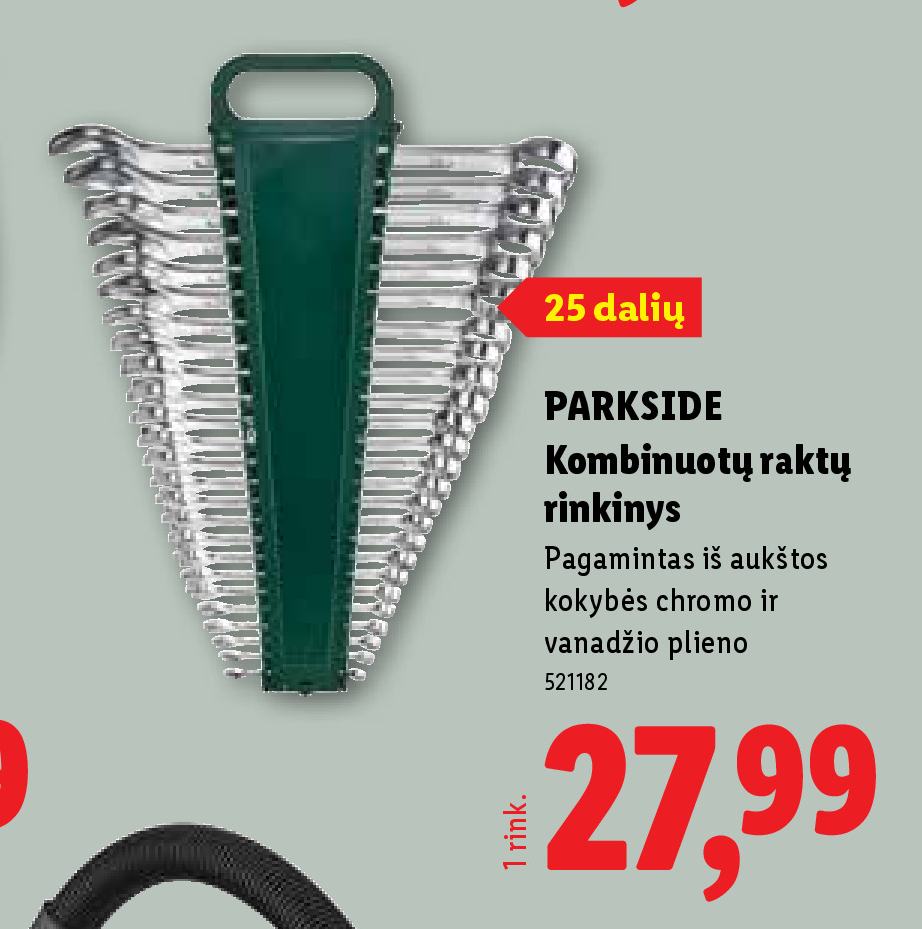PARKSIDE Kombinuotų raktų rinkinys