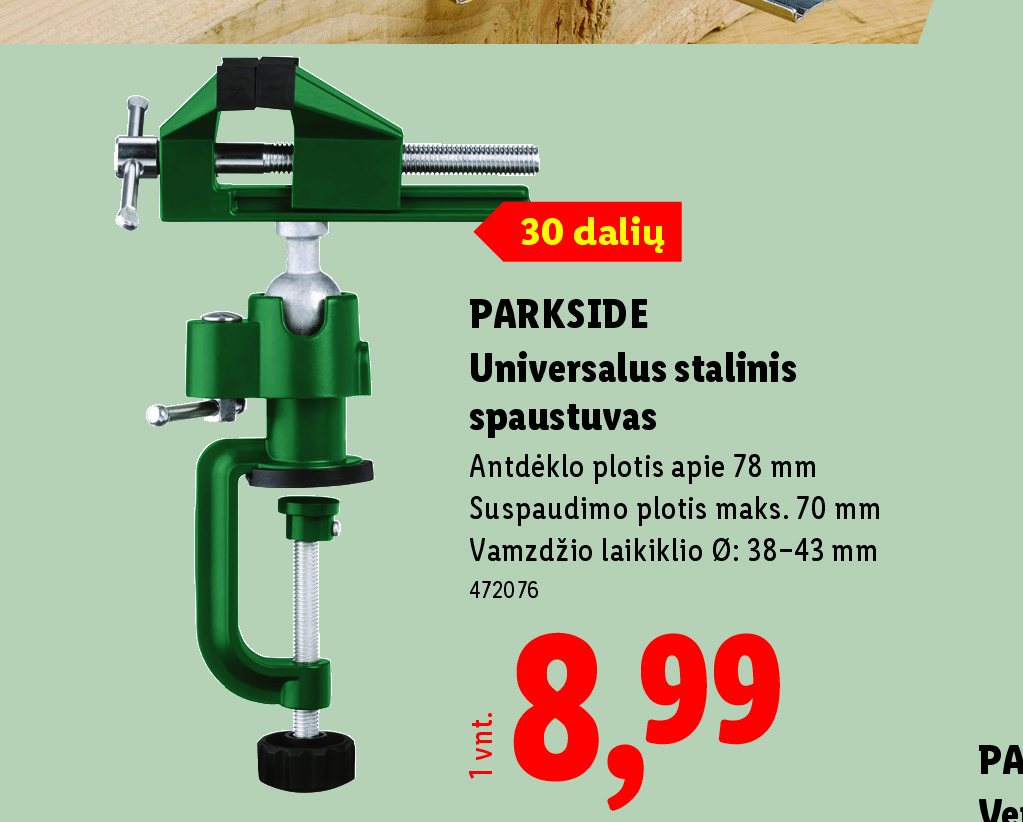 PARKSIDE Universalus stalinis spaustuvas