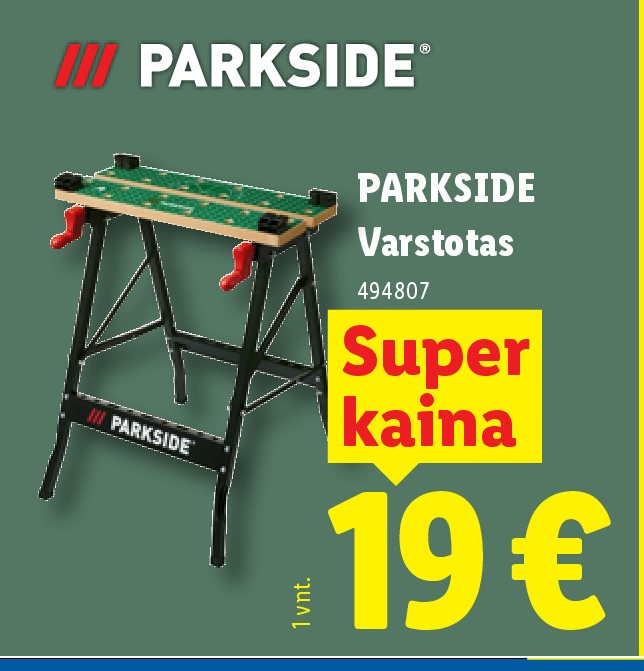 PARKSIDE Varstotas, 1 vnt