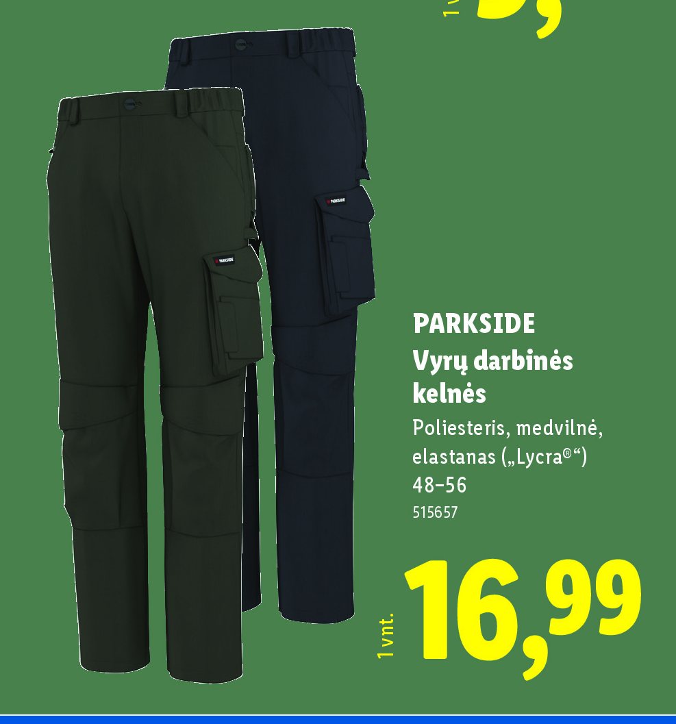 PARKSIDE Vyrų darbinės kelnės