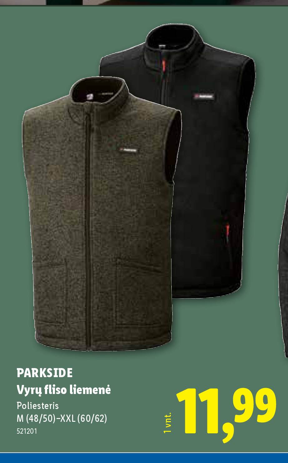 PARKSIDE Vyrų fliso liemenė