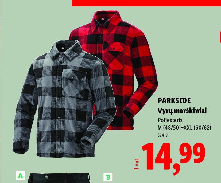 PARKSIDE Vyrų marškiniai